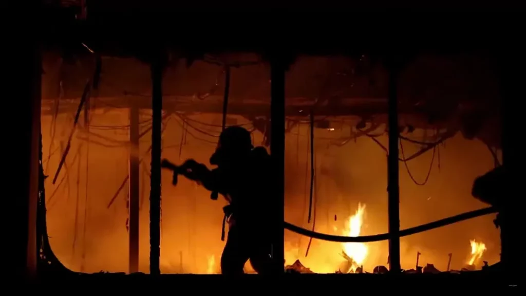 A dangerous fire erupts in the maintenance shed at a Michigan golf course. Then, a man passes out during a house fire, and first responders must find a way to rescue him.